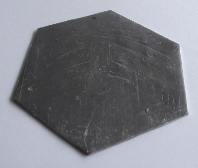 Chapa de Chumbo Hexagonal