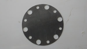 Disco de Chumbo com Furos Radiais