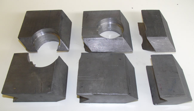 Peça de Chumbo Usinada com Encaixe Especial