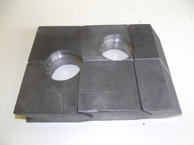 Peça de Chumbo Usinada com Encaixe Especial