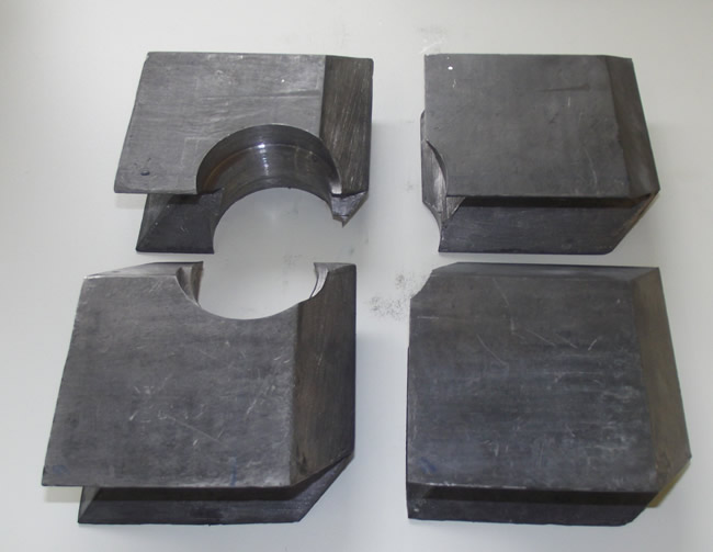 Peça de Chumbo Usinada com Encaixe Especial