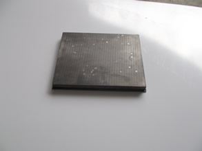 Placa de Chumbo com Encaixe Paralelo