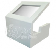 Anteparo L com visor plumbífero