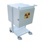 Foto Carrinho transportador de rejeitos radioativos