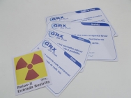 Foto Kit de sinalização para salas de Raio X