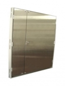 Porta radiológica completa de aço inoxidável