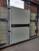 Porta para sala de radioterapia pivotante (1 folha) manual