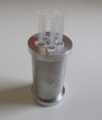 Transportador de Seringas Vertical Múltiplo Foto Transportador de Seringas Vertical Múltiplo